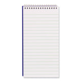 Reporters Note Pad, Medium-college Rule, Blue Cover, 80 White 4 X 8 Sheets