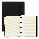 Notebook, 1 Subject, Medium-college Rule, Black Cover, 8.25 X 5.81, 112 Sheets