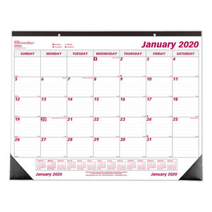Monthly Desk Pad Calendar, Chipboard, 22 X 17, 2021