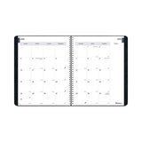 Academic Monthly Planner, 11 X 8.5, Black Cover, 14-month (july To Aug): 2022 To 2023