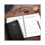 Academic Monthly Planner, 11 X 8.5, Black Cover, 14-month (july To Aug): 2022 To 2023