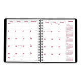 Essential Collection 14-month Ruled Planner, 8.88 X 7.13, Black, 2021