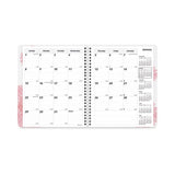 Essential Collection 14-month Ruled Monthly Planner, 8.88 X 7.13, Daisy Black-pink Cover, 14-month (dec To Jan): 2022 To 2023