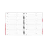 Essential Collection 14-month Ruled Monthly Planner, 8.88 X 7.13, Daisy Black-pink Cover, 14-month (dec To Jan): 2022 To 2023