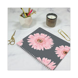 Essential Collection 14-month Ruled Monthly Planner, 8.88 X 7.13, Daisy Black-pink Cover, 14-month (dec To Jan): 2022 To 2023