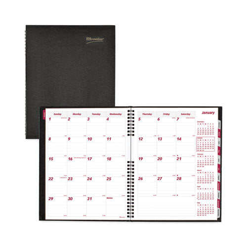 Coilpro 14-month Ruled Monthly Planner, 11 X 8.5, Black Cover, 14-month (dec To Jan): 2022 To 2024