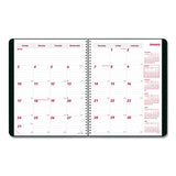 Duraflex 14-month Planner, 11 X 8.5, Black, 2021