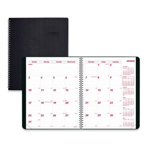 Duraflex 14-month Planner, 11 X 8.5, Black, 2021