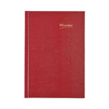 Daily-monthly Planner, 8.25 X 5.75, Red Cover, 12-month (jan To Dec): 2023
