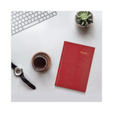 Daily-monthly Planner, 8.25 X 5.75, Red Cover, 12-month (jan To Dec): 2023