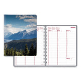 Mountains Weekly Appointment Book, 11 X 8.5, Blue-green-black, 2021