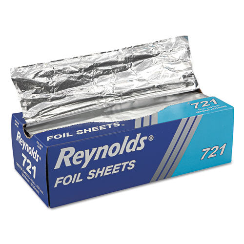 Pop-up Interfolded Aluminum Foil Sheets, 12 X 10 3-4, Silver, 500-box
