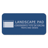 Wide Landscape Format Writing Pad, Medium-college Rule, 11 X 9.5, Canary, 40 Sheets