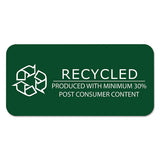 Recycled Legal Pad, Wide-legal Rule, 8.5 X 11, Canary, 40 Sheets, Dozen