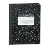 Marble Cover Composition Book, Wide-legal Rule, Black Cover, 9.75 X 7.5, 100 Sheets