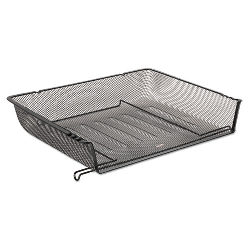 Mesh Stacking Side Load Tray, 1 Section, Letter Size Files, 14.25