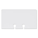 Plain Unruled Refill Card, 2 1-4 X 4, White, 100 Cards-pack