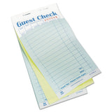 Guest Check Book, Carbonless Duplicate, 3 2-5 X 6 7-10, 50-book, 50 Books-carton