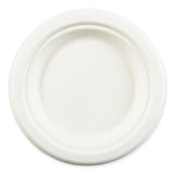 Bagasse Pfas-free Dinnerware, Plate, 6", White, 1,000/carton