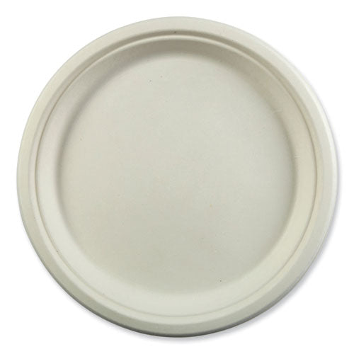 Bagasse Pfas-free Dinnerware, Plate, 10.27
