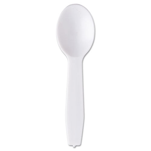Polystyrene Taster Spoons, White, 3000-carton