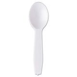 Polystyrene Taster Spoons, White, 3000-carton
