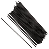 Sip Straws, 7.5", Black, 10000-carton