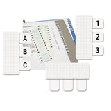 Legal Index Tabs, 1-12-cut Tabs, A-z, White, 0.44" Wide, 104-pack