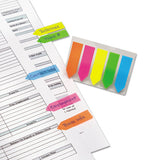 Seenotes Transparent-film Arrow Page Flags, Assorted Colors, 50-pad, 5 Pads