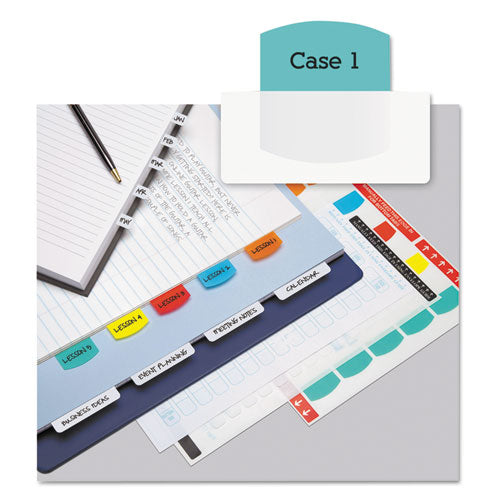 Laser Printable Index Tabs, 1-5-cut Tabs, Assorted Colors, 1.13