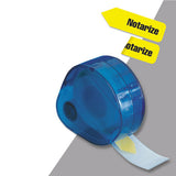 Arrow Message Page Flags In Dispenser, "sign Here", Yellow, 120 Flags-dispenser