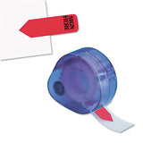 Arrow Message Page Flags In Dispenser, "sign Here", Red, 120-dispenser