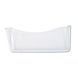 Unbreakable Single Pocket Wall File, Legal, Clear