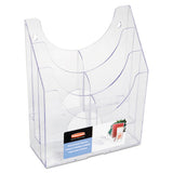 Optimizers Multipurpose Six-pocket Organizer, 9.75w X 4.25d X 12h, Clear