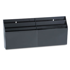 Optimizers Six-pocket Organizer, 26 21-32" X 3 4-5" X 11 9-16", Black