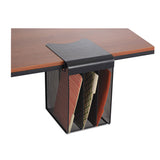 Onyx Hanging Organizer, Solid Top Vertical, 14 3-4 X 11 3-4 X 9 1-4, Black