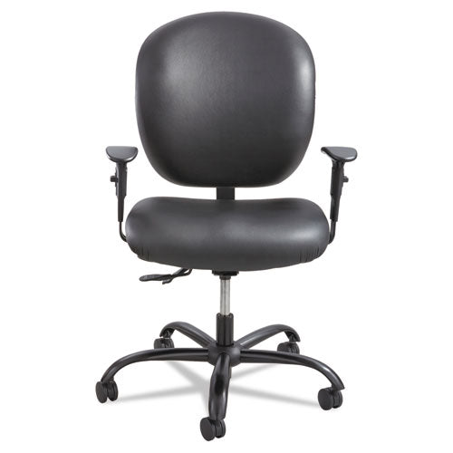 Alday Intensive-use Chair, Supports Up To 500 Lbs., Black Seat-black Back, Black Base