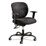 Vue Intensive-use Mesh Task Chair, Supports Up To 500 Lbs., Black Seat-black Back, Black Base