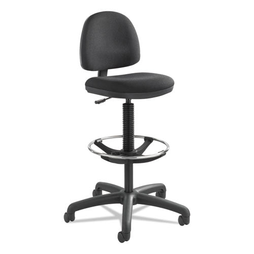Precision Extended-height Swivel Stool With Adjustable Footring, 33