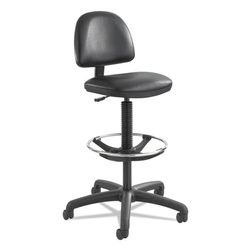 Precision Extended-height Swivel Stool With Adjustable Footring, 33