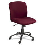 Uber Big And Tall Series Mid Back Chair, Supports Up To 500 Lbs., Black Seat-black Back, Black Base
