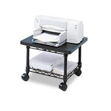 Underdesk Printer-fax Stand, One-shelf, 19w X 16d X 13.5h, Black