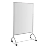 Impromptu Magnetic Whiteboard Collaboration Screen, 42w X 21.5d X 72h, Gray-white