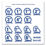 Earth's Choice Biobased D-ring View Binder, 3 Rings, 1" Capacity, 11 X 8.5, White