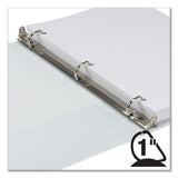 Earth's Choice Biobased D-ring View Binder, 3 Rings, 1" Capacity, 11 X 8.5, White