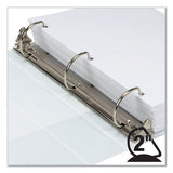 Earth's Choice Biobased D-ring View Binder, 3 Rings, 2" Capacity, 11 X 8.5, White