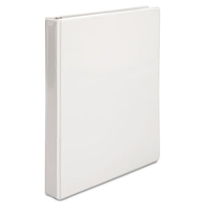 Speedy Spine Heavy-duty Time Saving Round Ring View Binder, 3 Rings, 1" Capacity, 11 X 8.5, White