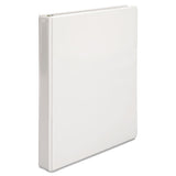 Speedy Spine Heavy-duty Time Saving Round Ring View Binder, 3 Rings, 1" Capacity, 11 X 8.5, White