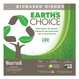 Earth's Choice Biobased Round Ring View Binder, 3 Rings, 0.5" Capacity, 11 X 8.5, White