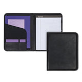 Professional Padfolio, Storage Pockets-card Slots, Writing Pad, Black